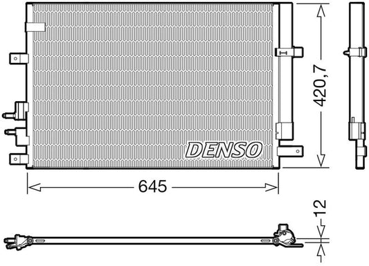 Denso Aircon Condenser DCN01024