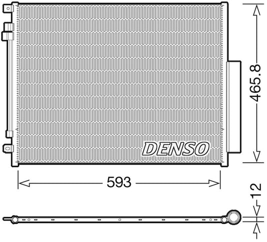 Denso Aircon Condenser DCN01025