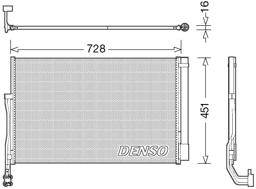 Denso Aircon Condenser DCN02007