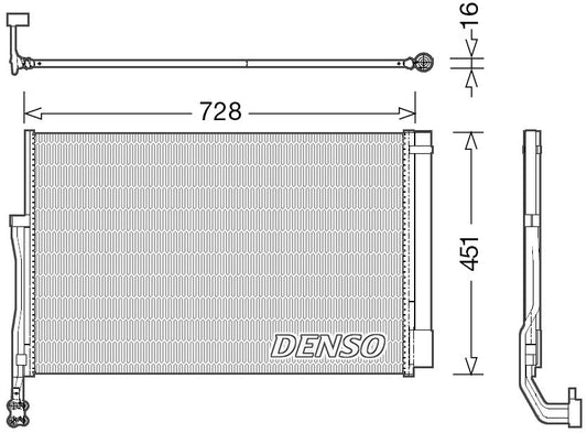 Denso Aircon Condenser DCN02007