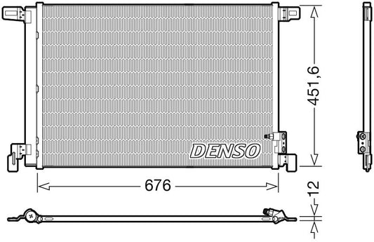 Denso Aircon Condenser DCN02008