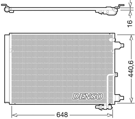 Denso Aircon Condenser DCN02025
