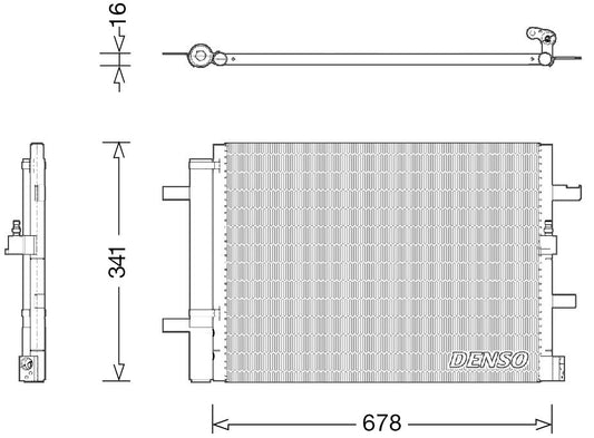 Denso Aircon Condenser DCN02026