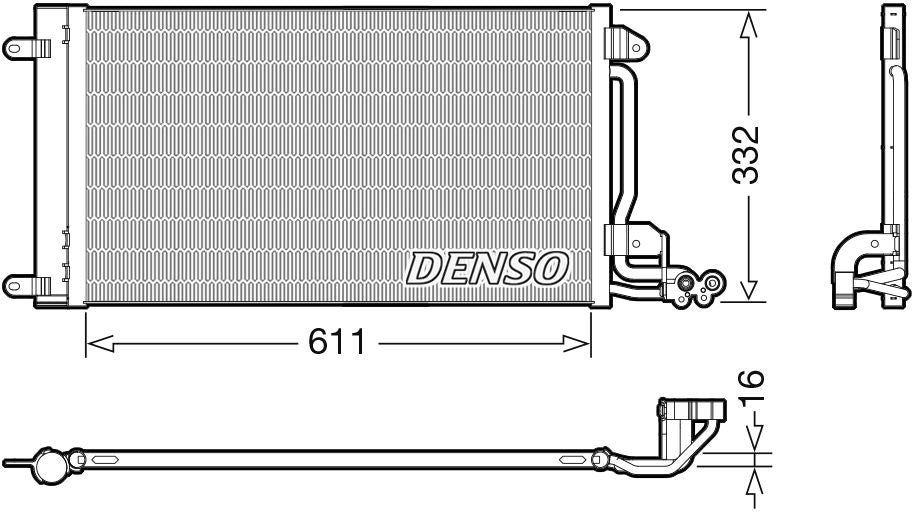 Denso Aircon Condenser DCN02034