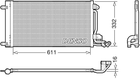 Denso Aircon Condenser DCN02034