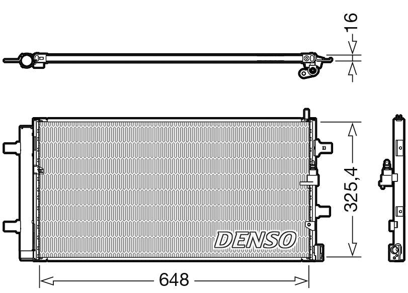 Denso Aircon Condenser DCN02040