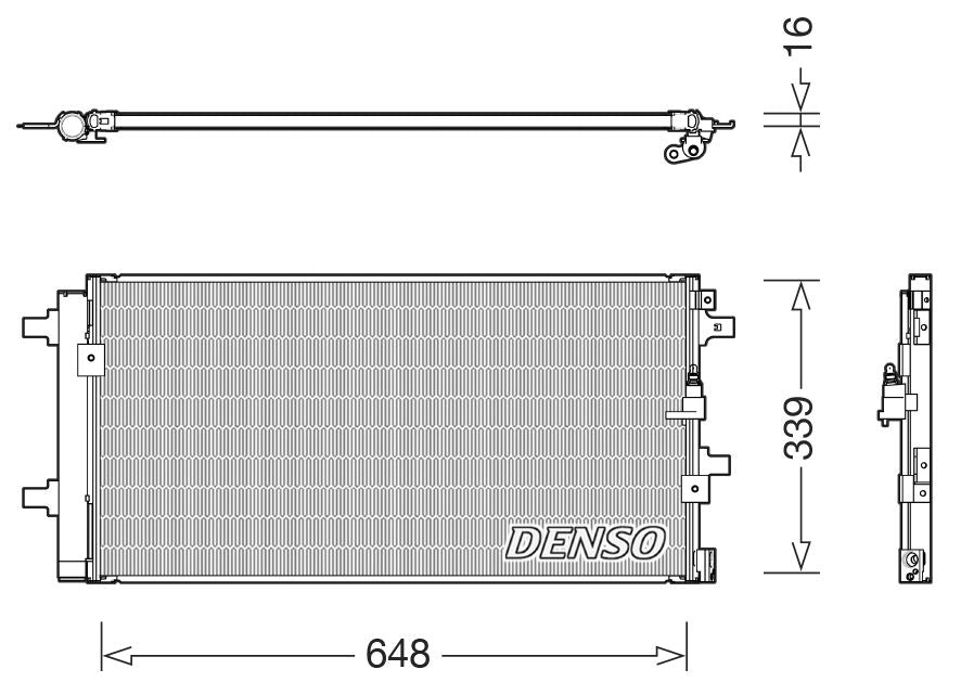 Denso Aircon Condenser DCN02043