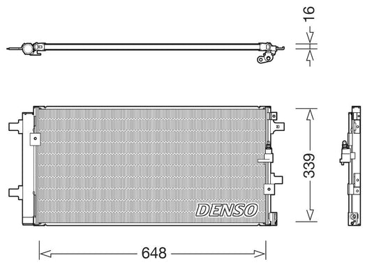 Denso Aircon Condenser DCN02043
