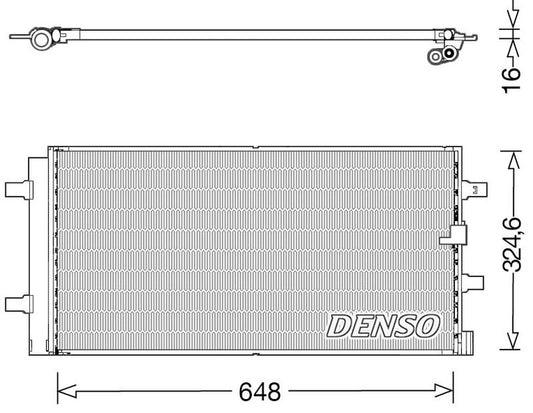 Denso Aircon Condenser DCN02044