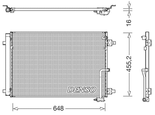 Denso Aircon Condenser DCN02045