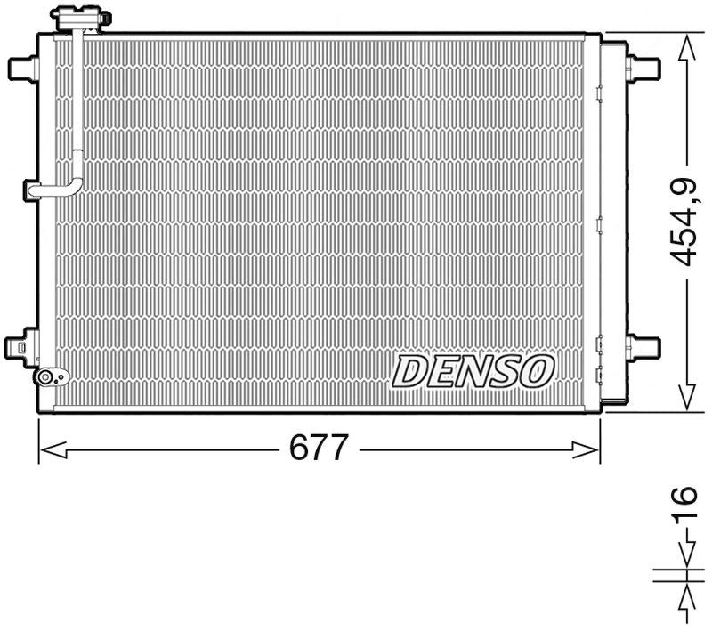 Denso Aircon Condenser DCN02046