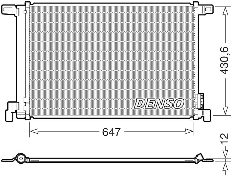 Denso Aircon Condenser DCN02050