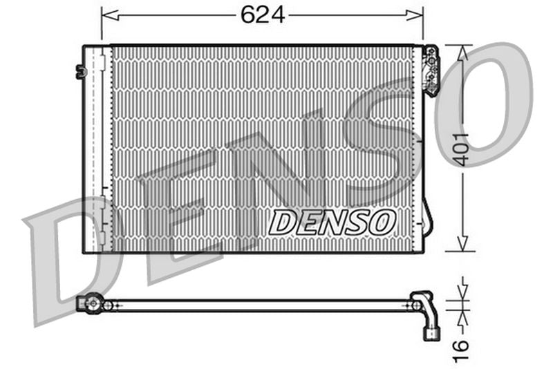 Denso Aircon Condenser DCN05011