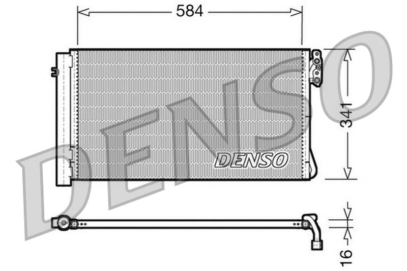 Denso Aircon Condenser DCN05012