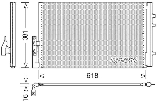 Denso Aircon Condenser DCN05014