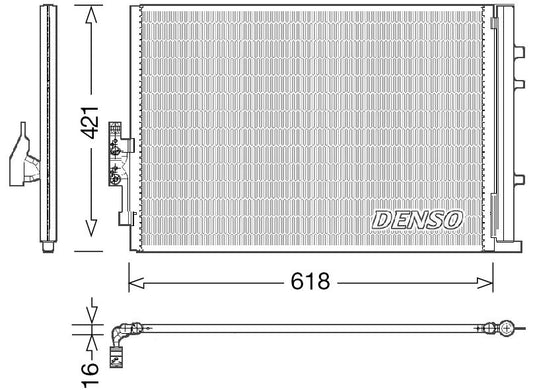 Denso Aircon Condenser DCN05016
