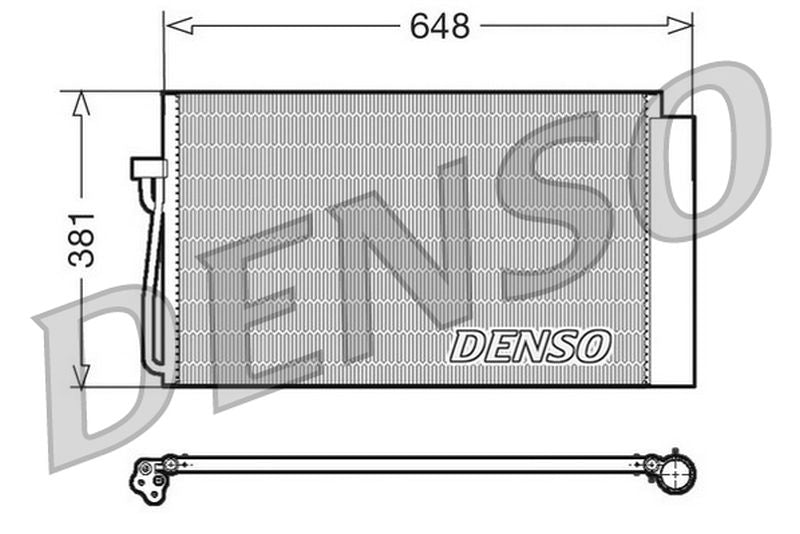 Denso Aircon Condenser DCN05017