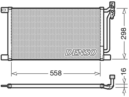 Denso Aircon Condenser DCN05020