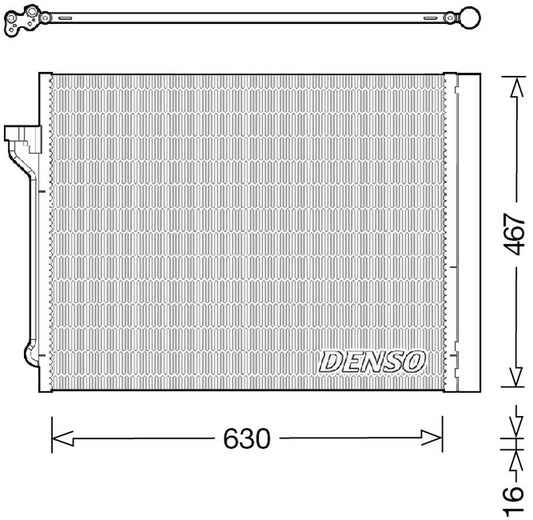Denso Aircon Condenser DCN05029