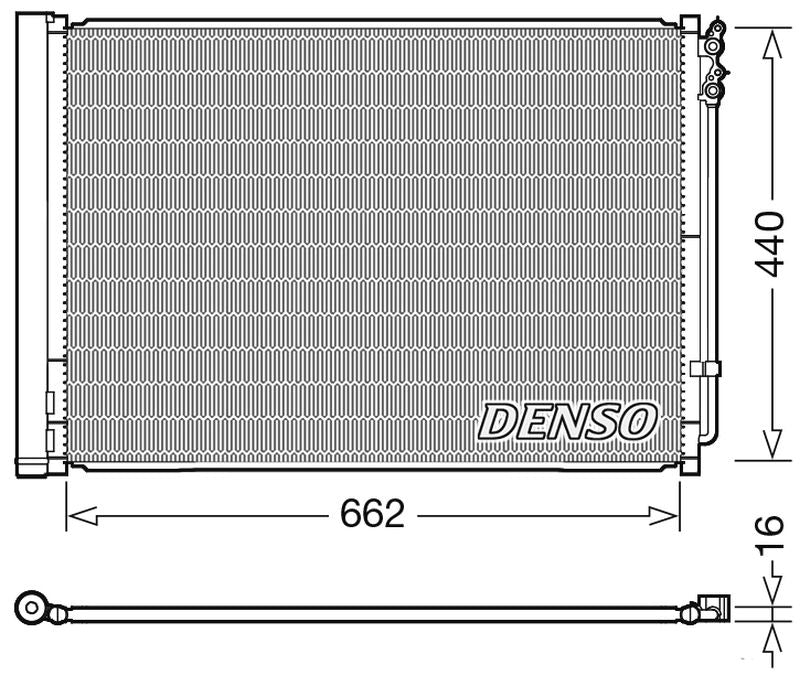Denso Aircon Condenser DCN05032