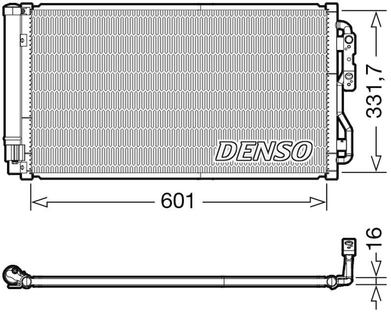 Denso Aircon Condenser DCN05033