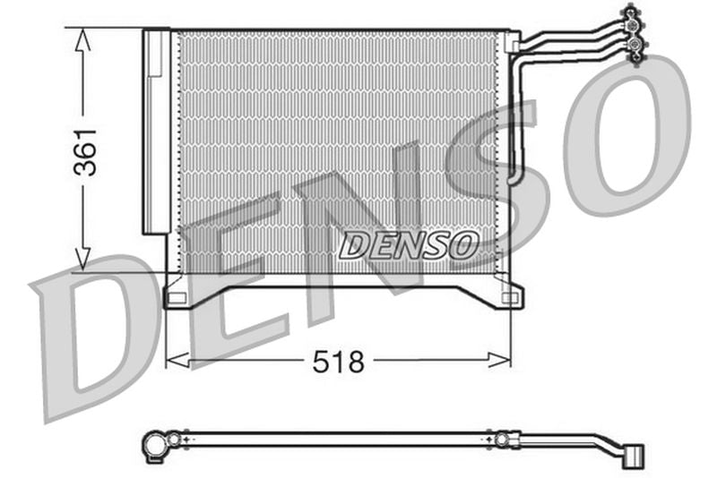 Denso Aircon Condenser DCN05100