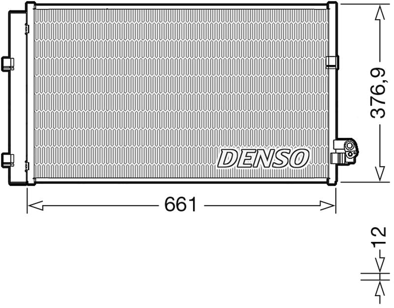 Denso Aircon Condenser DCN05106