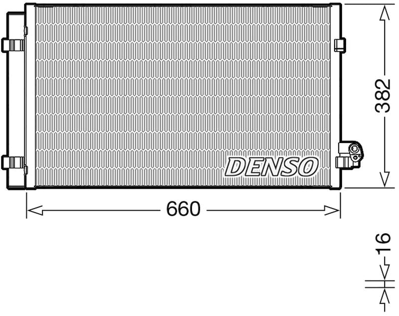 Denso Aircon Condenser DCN05107