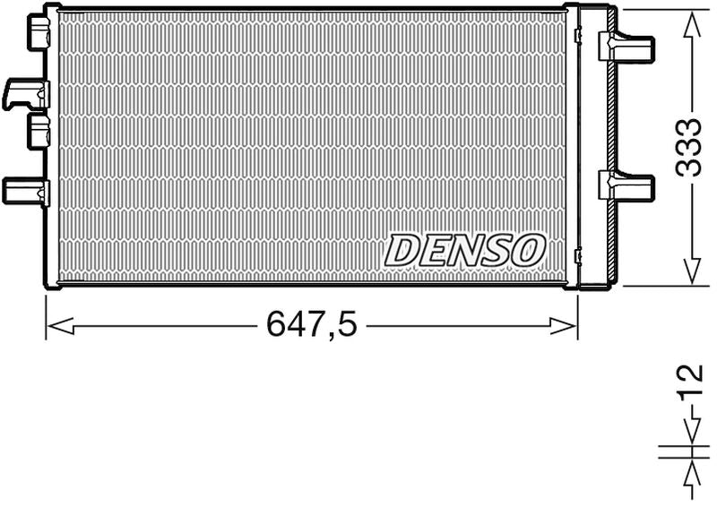 Denso Aircon Condenser DCN05108