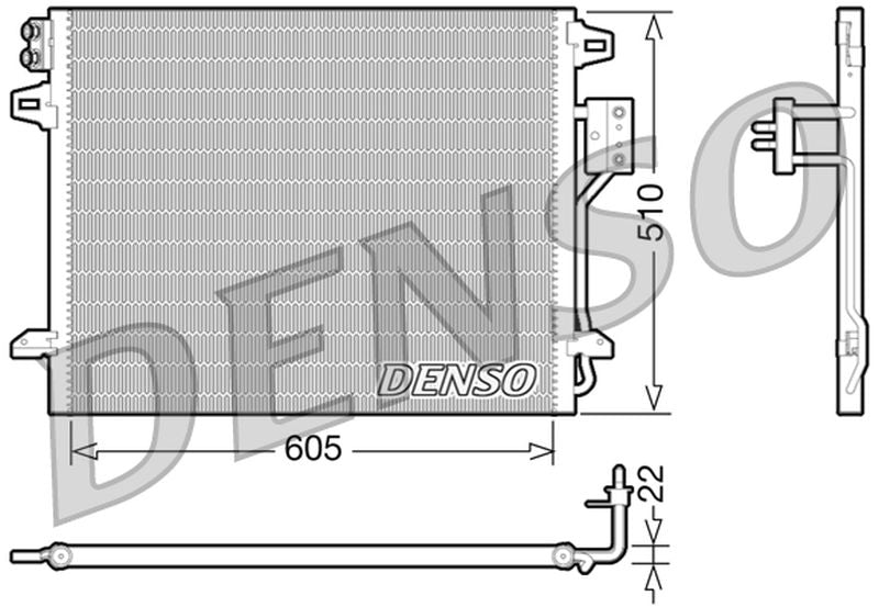 Denso Aircon Condenser DCN06006
