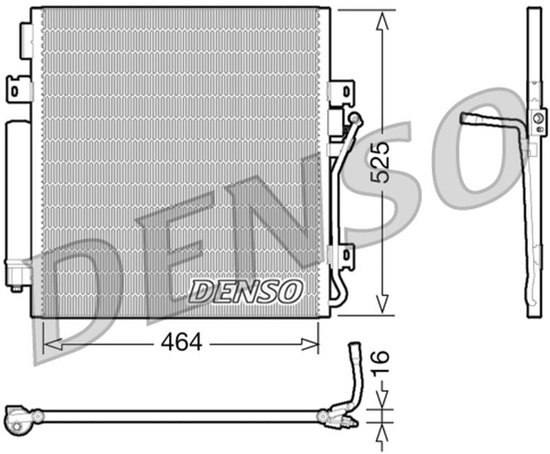 Denso Aircon Condenser DCN06011