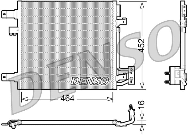 Denso Aircon Condenser DCN06014