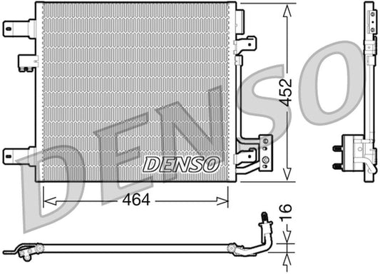 Denso Aircon Condenser DCN06014
