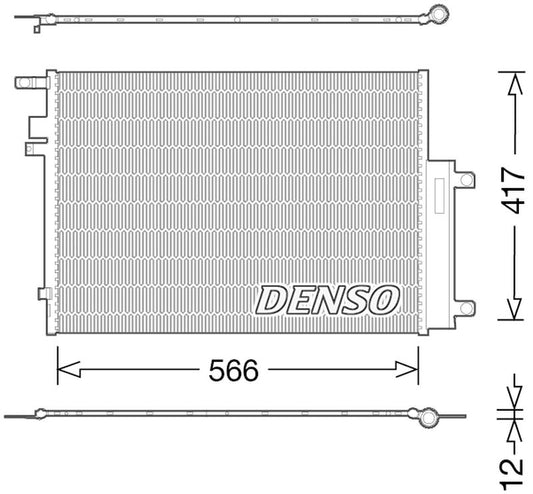 Denso Aircon Condenser DCN06017