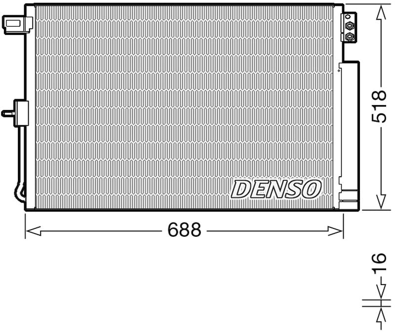 Denso Aircon Condenser DCN06019