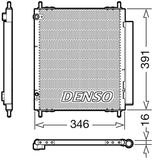 Denso Aircon Condenser DCN07003