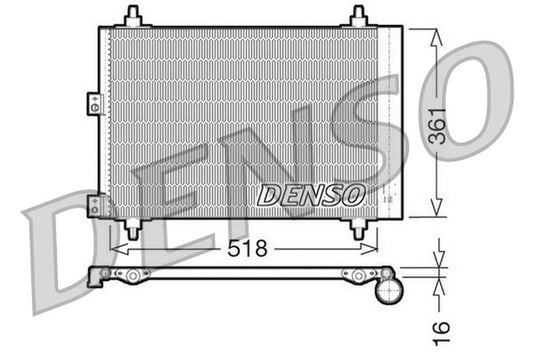 Denso Aircon Condenser DCN07006