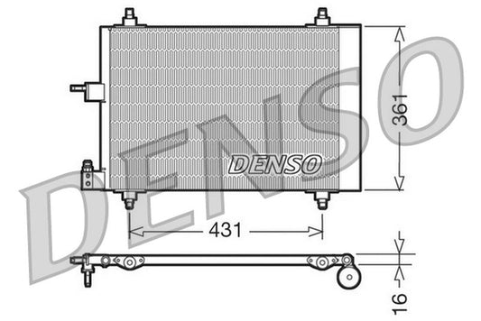 Denso Aircon Condenser DCN07009