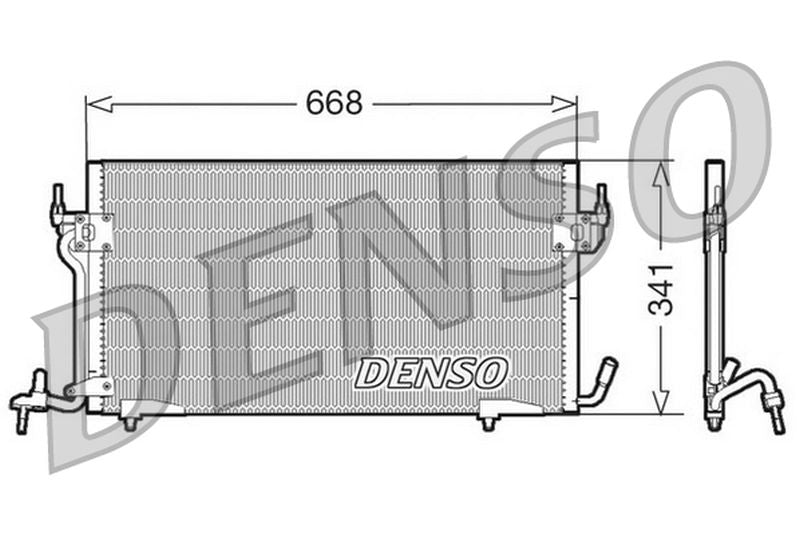 Denso Aircon Condenser DCN07010