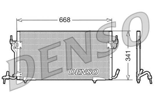 Denso Aircon Condenser DCN07010