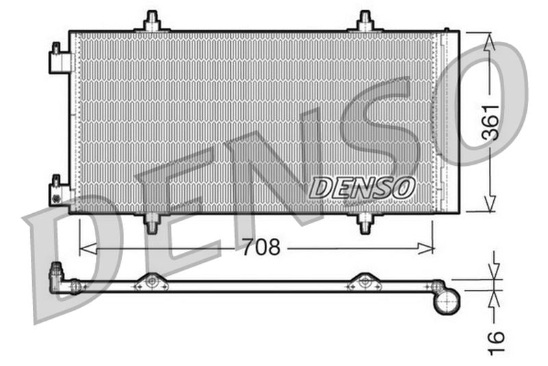 Denso Aircon Condenser DCN07011