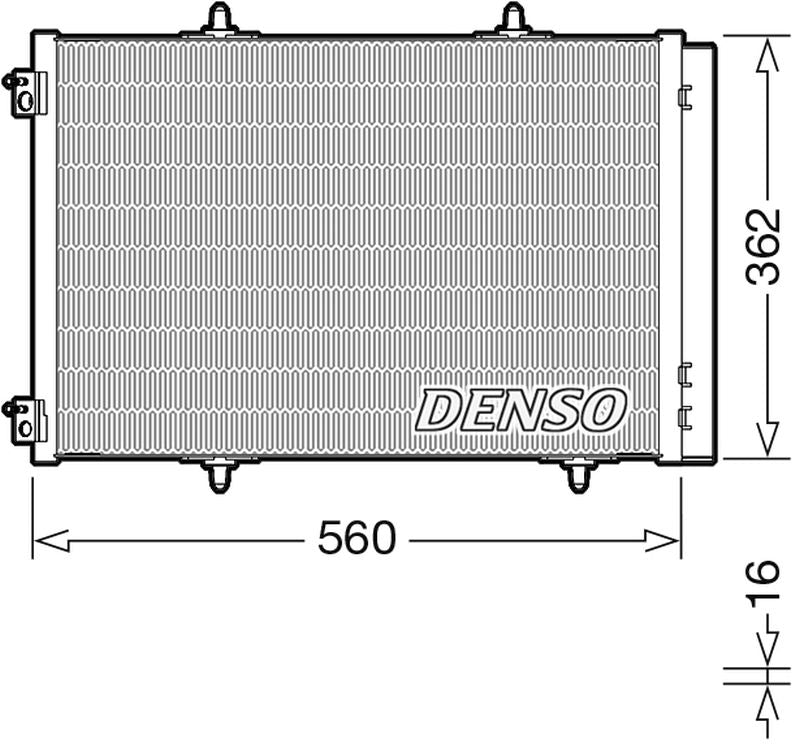 Denso Aircon Condenser DCN07061