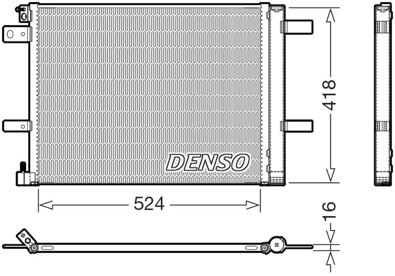 Denso Aircon Condenser DCN07062