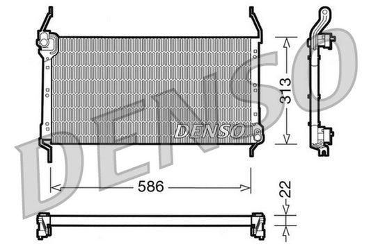 Denso Aircon Condenser DCN09013
