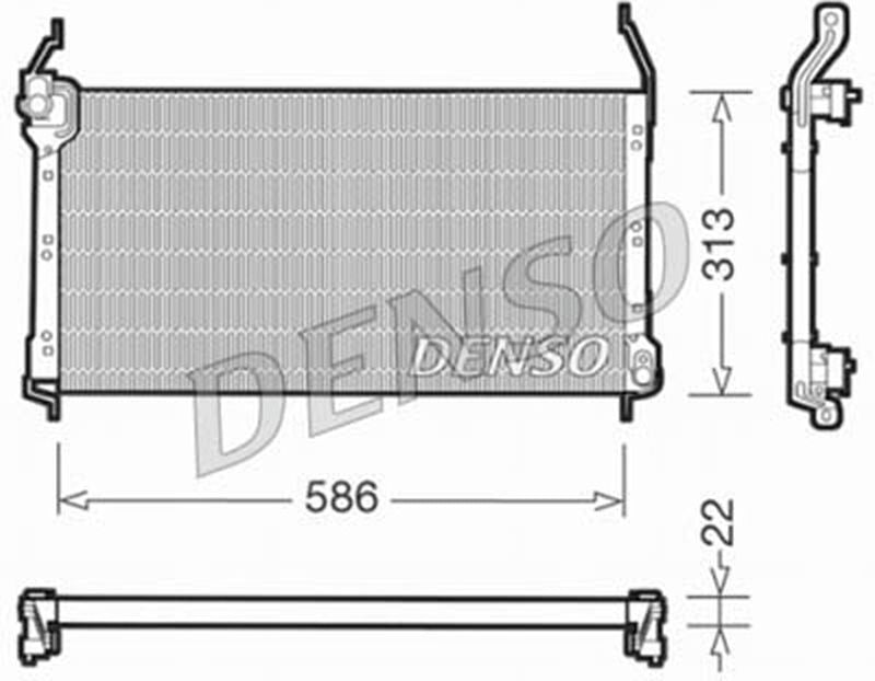 Denso Aircon Condenser DCN09014