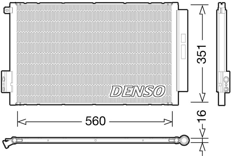 Denso Aircon Condenser DCN09043