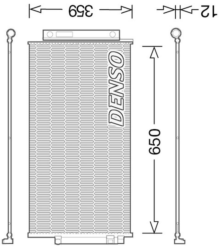 Denso Aircon Condenser DCN09047