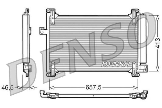 Denso Aircon Condenser DCN09083
