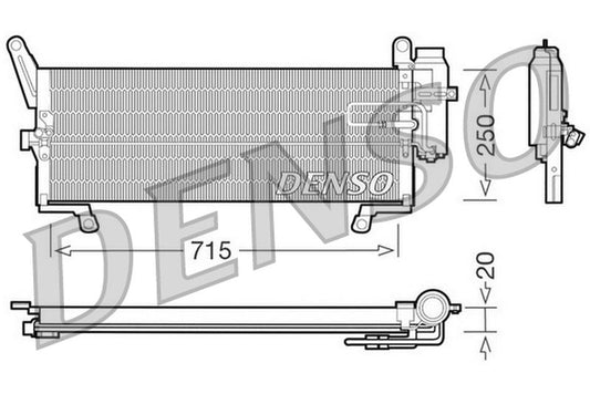 Denso Aircon Condenser DCN09091