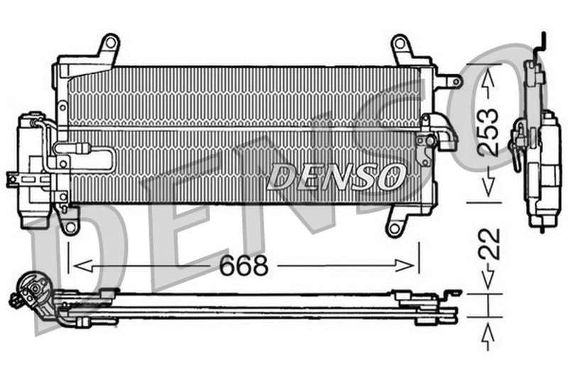 Denso Aircon Condenser DCN09093